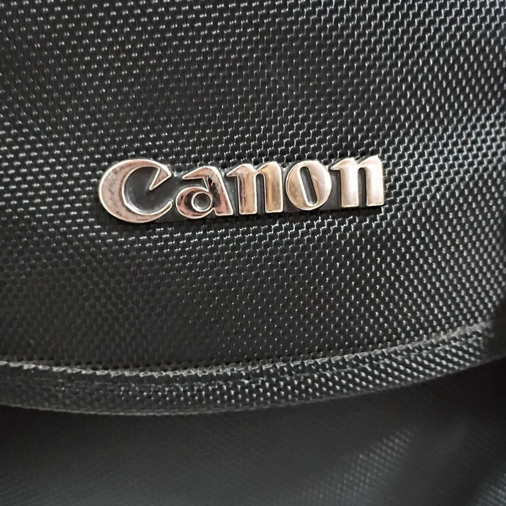 Canon 200DG Camera Bag Large Digital SLR Lens Case Gadget Black Shoulder Strap
